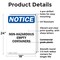 Signmission Non-Hazardous Empty Containers OSHA Notice Sign, Plastic, 18in W x 24in L, 2PK OS-2PACK-NS-P-1824-V-15069 - alternate 4
